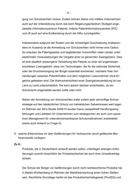 Antrag: Schutz der Rechte des geistigen Eigentum - Gurr-Hirsch ...