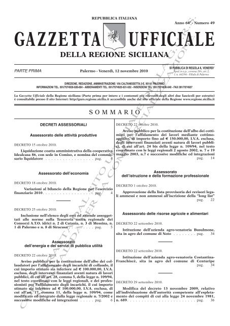 SCARICARE GAZZETTA UFFICIALE N 255 02 11 2006