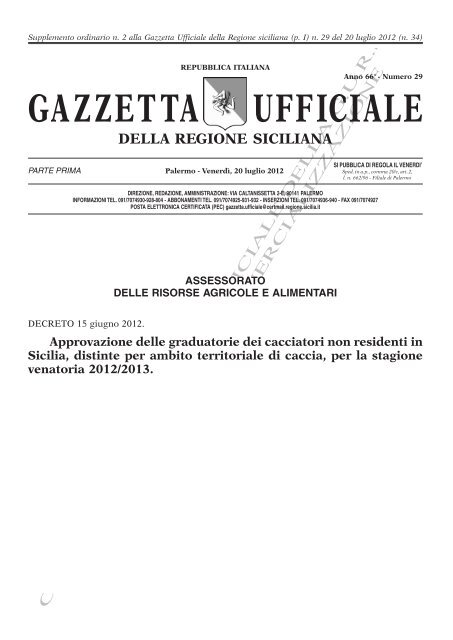 Supplemento Ordinario n.2(PDF) - Gazzetta Ufficiale della Regione ...
