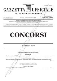 Serie Concorsi(PDF) - Gazzetta Ufficiale della Regione Siciliana