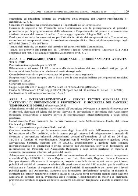 Decreto Presidenziale 18 gennaio 2013, n.6 - Gazzetta Ufficiale ...