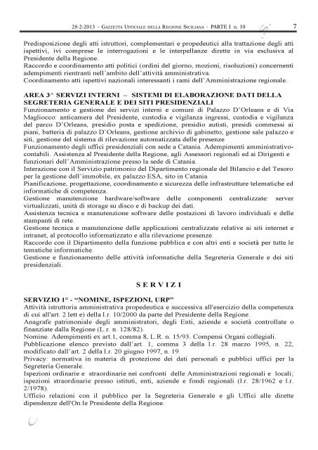 Decreto Presidenziale 18 gennaio 2013, n.6 - Gazzetta Ufficiale ...