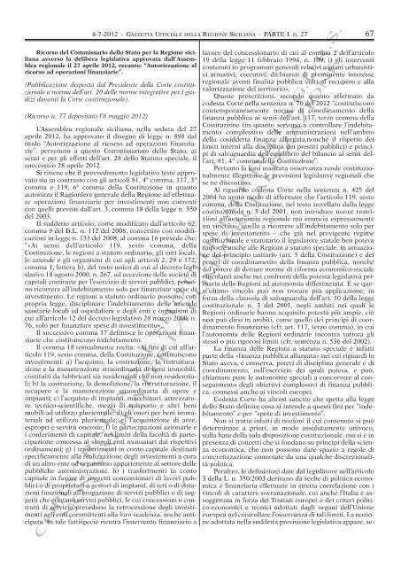 N. 27-Venerdì 06 Luglio 2012 (PDF) - Gazzetta Ufficiale della ...