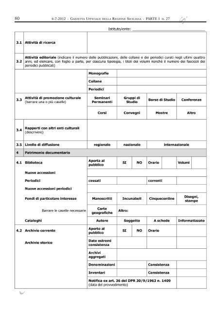 N. 27-Venerdì 06 Luglio 2012 (PDF) - Gazzetta Ufficiale della ...