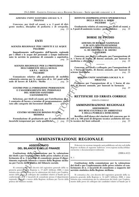 N. 4-Venerdì 29 febbraio 2008- Serie Concorsi - Gazzetta Ufficiale ...