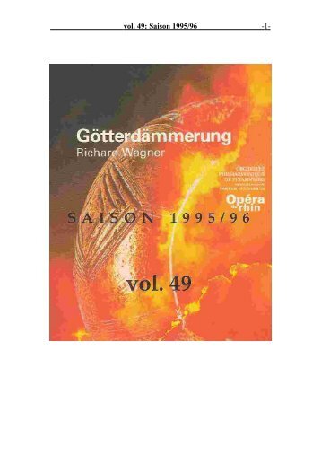 vol. 49: Saison 1995/96 - 1 -