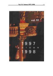 Vol. 51: Saison 1997-1998 - 1 -