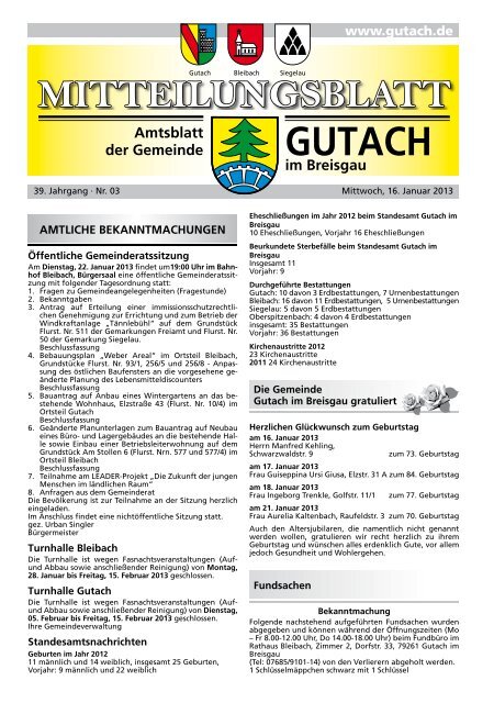 Gutach KW 03 ID 70079 - bei der Gemeinde Gutach im Breisgau