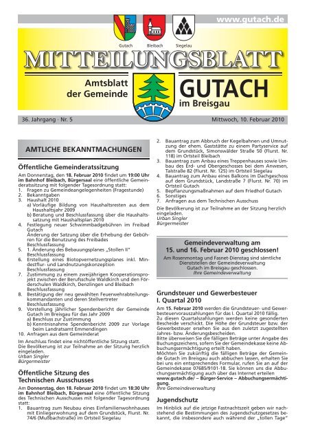 06 - bei der Gemeinde Gutach im Breisgau