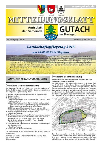 Gutach KW 30 ID 70106 - bei der Gemeinde Gutach im Breisgau