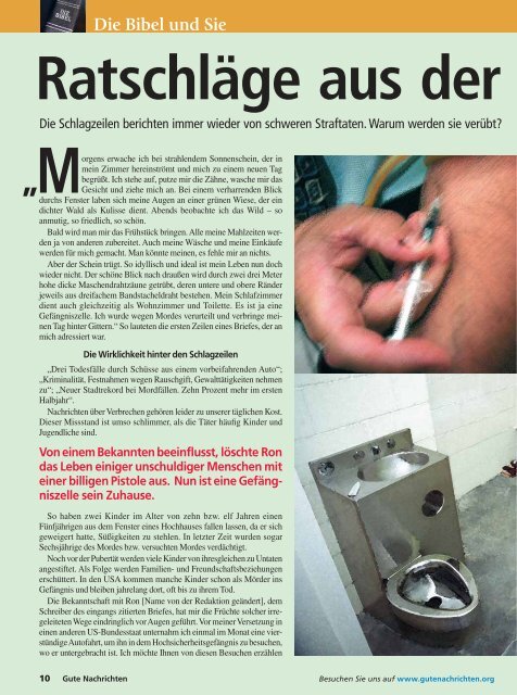 PDF-Version dieser Zeitschriftenausgabe - Gute Nachrichten