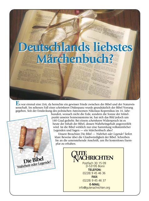 PDF-Version dieser Zeitschriftenausgabe - Gute Nachrichten