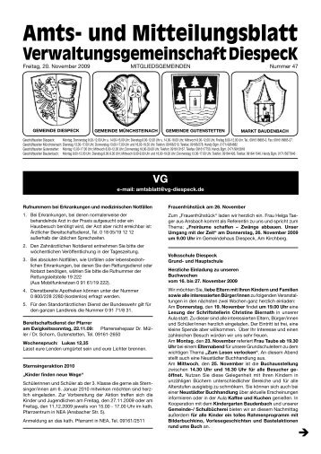 Amts- und Mitteilungsblatt - Gutenstetten