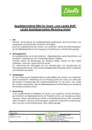 Download Qualitätsrichtlinie - Gutes vom Bauernhof