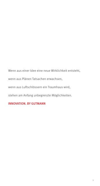 INNOVATION - Gutmann AG