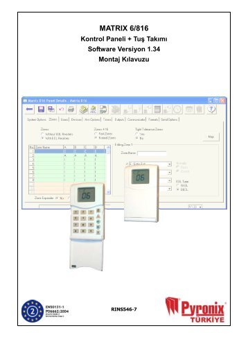 Matrix 6/816 Installation Manual