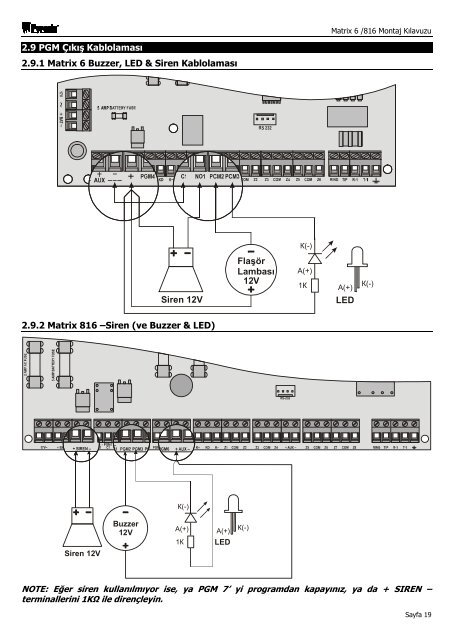 Matrix 6/816 Installation Manual