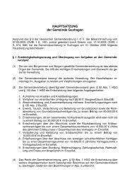 1. Hauptsatzung 2006 - Gemeinde Guxhagen