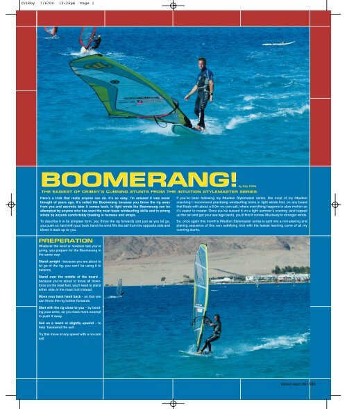 BOOMERANG! - Guy Cribb