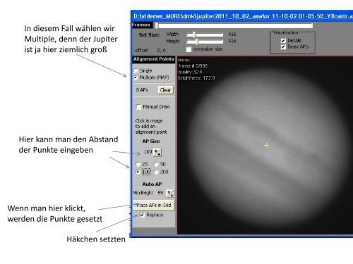 Tutorial für Planetenbilder (pdf)