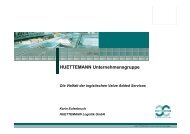 HUETTEMANN Unternehmensgruppe - GVB