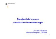 CEN/TC 331 Postalische Dienstleistungen - GVB eV