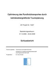 Optimierung des Rundholztransportes durch ... - GVB