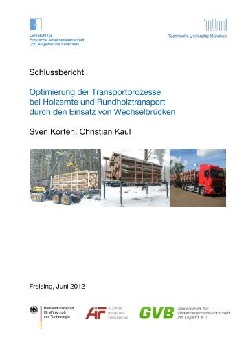 Schlussbericht Optimierung der Transportprozesse bei ... - GVB eV
