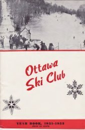 Ottawa Ski Club - the Gatineau Valley Historical Society