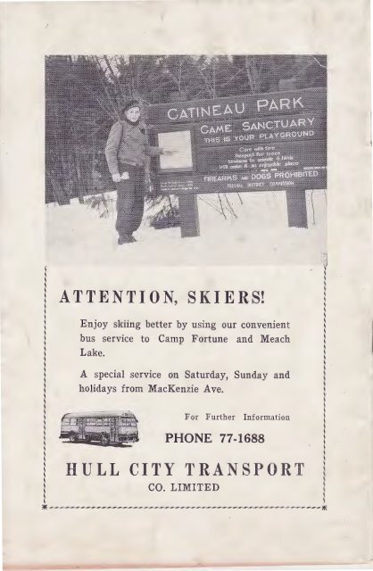 Ottawa Ski Club - the Gatineau Valley Historical Society