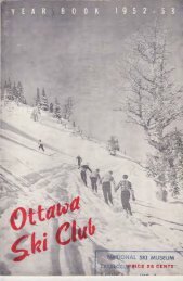 Ottawa Ski Club - the Gatineau Valley Historical Society