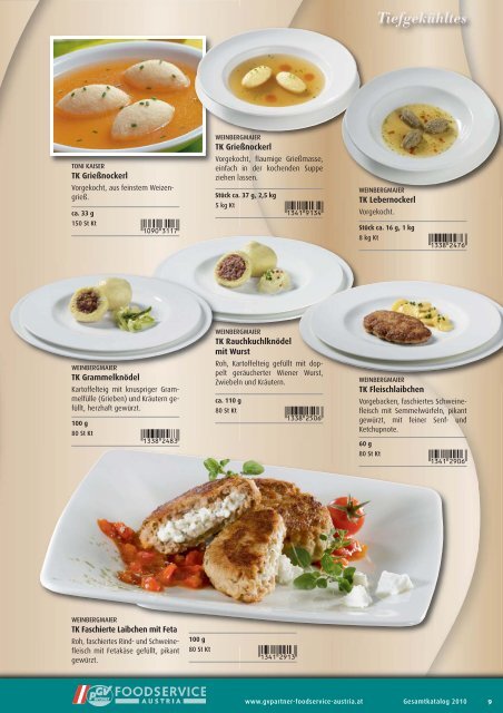 Gesamtkatalog - GV-Partner Foodservice Austria