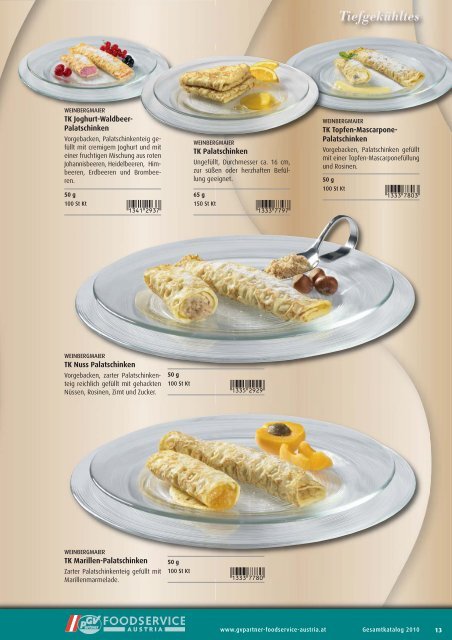 Gesamtkatalog - GV-Partner Foodservice Austria