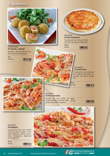 Gesamtkatalog - GV-Partner Foodservice Austria