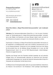 Druckversion - Genossenschaftsverband Weser-Ems eV Oldenburg