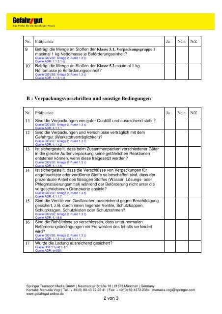 Checkliste Werkstattwagen - verkehrsRUNDSCHAU.de