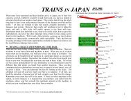 TRAINS IN JAPAN