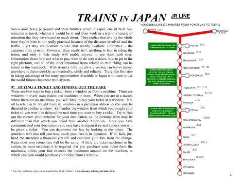 TRAINS IN JAPAN