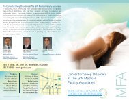 Center for Sleep Disorders Brochure Center for Sleep Disorders ...