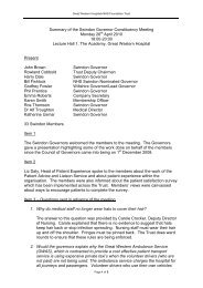 Governor constituency minutes April 2010(PDF) - The Great Western ...
