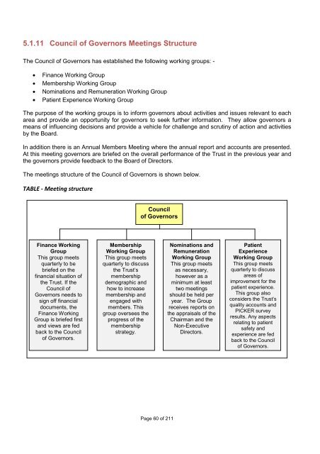 Annual Report and Accounts - The Great Western Hospital