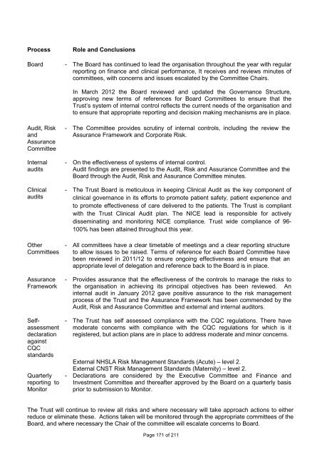 Annual Report and Accounts - The Great Western Hospital