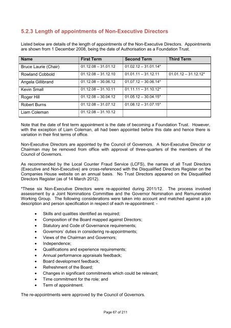 Annual Report and Accounts - The Great Western Hospital