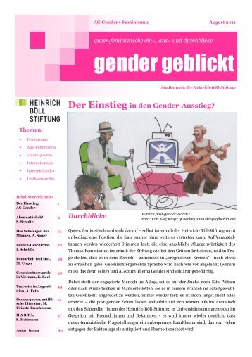 und durchblicke. Gender geblickt - Gunda-Werner-Institut