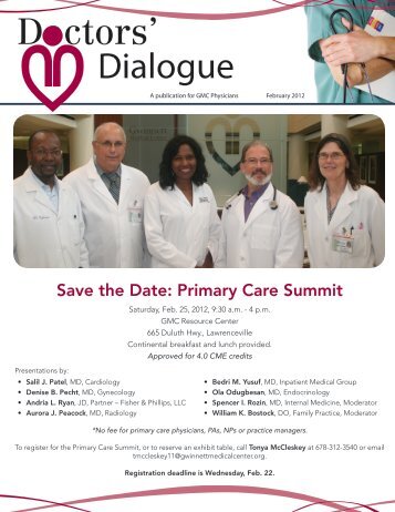 Doctors' Dialogue - GwinnettMD