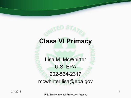 Class VI Primacy