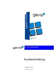 gevis für Zentralregulierer - GWS mbH