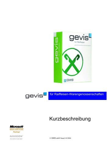 gevis für den Agrarhandel - GWS mbH