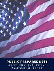 Public Preparedness: A National Imperative - George Washington ...