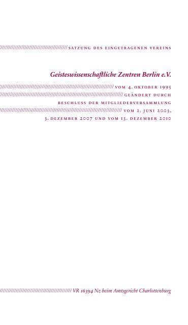 Satzung der GWZ (pdf, 510 KB) - Geisteswissenschaftliche Zentren ...